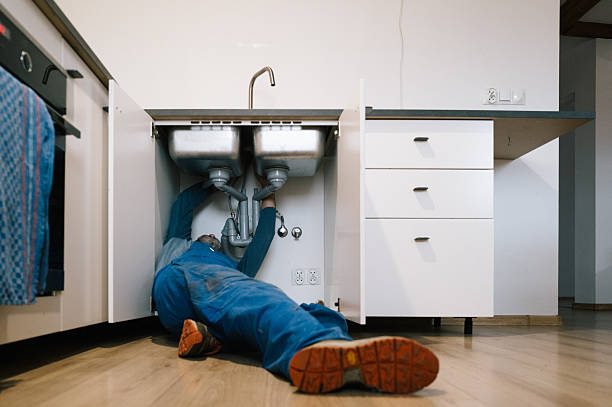Professional Plumbing technician working in Burnet, TX